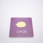 Libro “Limón”. En portada, la ilustración de un limón.